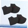FRCOLOR 2pairs Heel Socks Holes Cracking and Heat Socks Comfortable Heel Protector for Ankle Support for Running Walking and Daily Wear view 4