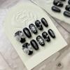 ZIIVIEVS Heavy Industry Collection Phototherapy Handmade Nail Wearing Light Luxury Full Diamond Nail Wearing Finished Nail Stickers (Size : 605, Color : L) view 1