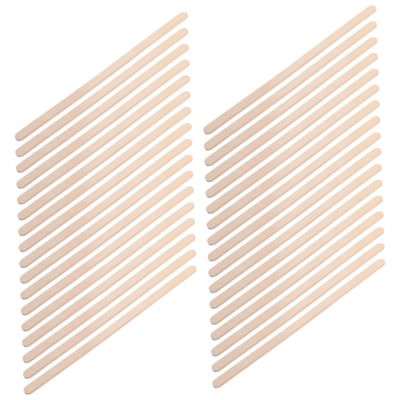 FRCOLOR 100pcs Wooden Wax Sticks Hair Removal Tool for Women Body Waxing Sticks Applicator for Shaving Hair Removal