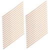 FRCOLOR 100pcs Wooden Wax Sticks Hair Removal Tool for Women Body Waxing Sticks Applicator for Shaving Hair Removal view 1