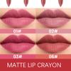 BINGBRUSH Lip Crayons Matte Longwear Lipstick Pack Set,Moisture Smooth Lipliner With Built-in Sharpener Ultimate Super Stay Ink Lip Crayon for Makeup,Waterproof Velvet Lipgloss Lip Stain(1#Pink Beige) view 3