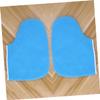 FRCOLOR Wax Therapy Insulated Cotton Mitts for Hand Foot Care Moisture Absorbing Paraffin Wax Booties Spa-Quality Heat Treatment Blue view 3