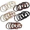 FZBNSRKO Boho Hair Ties for Women20 Pcs Bracelet Hair TiesCute Hair Tie Bracelet for Thin/Thick HairNo Damage Rubber Band Ponytail Holders Sport Hair Ties for Hair Accessories(random 4 sets) view 1