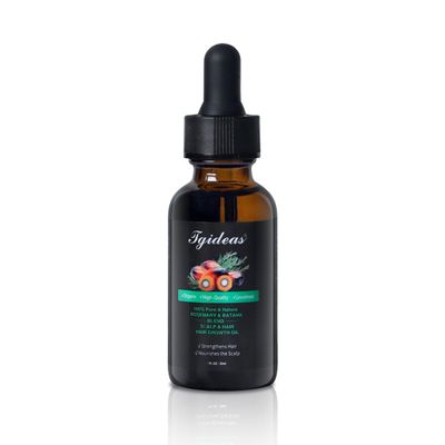 Tgideas Rosemary Batana Oil - Organic Hair Growth -for Scalp & Hair Strengthening - All Hair Types Treatment Oil - Eyebrow & Eyelash Nourishing