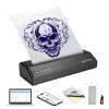 VEVOR Tattoo Stencil Printer, Wireless Bluetooth Tattoo Printer Transfer Stencil Machine with 10Pcs Transfer Paper, Compatible for iOSAndroid Phone, iPadPC (with Storage Bag) view 1