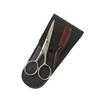 Beatifufu Stainless Steel Mustache Beard Scissors Set Professional Eyebrow Trimming Shears with Comb for Men Durable Grooming Kit with Storage Bag for Home and Salon Use view 1
