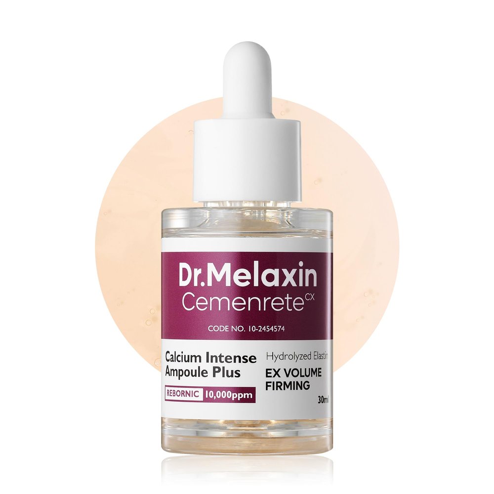 Dr.Melaxin Cemenrete Calcium Ampoule Plus with Adenosine and Niacinamide for Sagging Under Eye Skin, Dark Circles, Fine Lines &Eye Bags 1.01fl.oz.