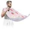 Hsnar Sweet Fruit Strawberry Beard Bib Beard Hair Catcher for Men Shaving Waterproof Non-Stick Hair Catcher Grooming Cloth with 2 Suction Cups view 1