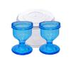 AYUSHYA HEALTH BlueCOLOR Eye Wash Cups with Storage Container- Eye Cups for Eye wash Shaped Rim for Eye Rinse, Cleansing, Remove Dust, Makeup & Irritants- Eye wash kit Set of 2 Eye Cup view 1