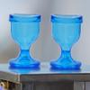 AYUSHYA HEALTH BlueCOLOR Eye Wash Cups with Storage Container- Eye Cups for Eye wash Shaped Rim for Eye Rinse, Cleansing, Remove Dust, Makeup & Irritants- Eye wash kit Set of 2 Eye Cup view 3