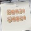 ZIIVIEVS Handmade nail art, tulip hand-painted, handmade short nails, nail patches, wearing nails, nail patches, fake nails, 10PCS (Size : S) view 1