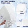 Disposable Face Towel, 400 Count Face Towels, for Washing Soft Cotton Dry Wipes Facial Cloths Towelettes for Washing and Drying, Facial Tissue for Cleansing, Skincare and Makeup Remover view 2