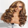 LUVME HAIR 14 Inch Honey Blonde 13X4 Glueless Wig Loose Body Wave Versatile 13X4 Lace Frontal Wig Human Hair view 1