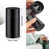 Minsily 10 Pcs Empty Deodorant Containers Twist Up Filling Stick Plastic Deodorant Container Round Balm Tubes Refillable Deodorant Bottles for DIY Deodorant Tubes Lipstick Crayon Chapstick(75ml Black) view 2