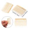Honbay 30PCS 10 Teeth Metal Hair Combs Hair Side Combs Hair Clip Combs Twist Combs Wedding Bridal Veil Combs Wig Combs Headpieces Accessories Combs Updo Bun Chignon Hair Styling Accessories view 2
