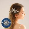 Honbay 30PCS 10 Teeth Metal Hair Combs Hair Side Combs Hair Clip Combs Twist Combs Wedding Bridal Veil Combs Wig Combs Headpieces Accessories Combs Updo Bun Chignon Hair Styling Accessories view 3