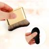 DIVINA VITAE Self Tan Brush Soft Body Makeup Brush Portable Self Tanning Brush Self Tanner Face Brush For Body & Leg MakeupGold view 3