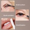 3PCS Empty Mascara Tube and Wand 10ml Empty Lip Gloss Tubes Mascara Tube Empty Transparent Empty Eyeliner Tube with Rubber Inserts and Funnels for DIY Castor Oil 2 view 3