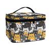 JoyLamoria Cute Cat Print Makeup Bag Pouch Cosmetic Bag Toiletry Bag Desk Cosmetics Pouch Storage Decor view 1