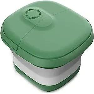 aiqiua Foot Spa Bath Massager, Heating Temperature, Vibration for Home and Office Use, Pedicure for Tired Feet, Relieve Feet Muscle PainOne Key Operation, Durable and Convenient