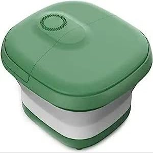 aiqiua Foot Spa Bath Massager, Heating Temperature, Vibration for Home and Office Use, Pedicure for Tired Feet, Relieve Feet Muscle PainOne Key Operation, Durable and Convenient
