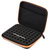 Essential Oil Storage,63 Bottle Essential Oil Case Storage Holder Carrying Case,Portable Aromatherapy Collection Case,Travel Hard Box Organizer Bag (Orange) view 3