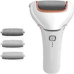 aiqiua Electric Foot Callus Remover Rechargeable, Professional Pedicure Foot File Tool Kit Waterproof,Dead Skin Callus Remover for Feet Care,One Key Operation, Durable and Convenient