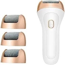 aiqiua Callus Remover for Feet, Electric Foot File Rechargeable Pedicure Tools, Professional Callus Remover Kit with 3 Roller Heads, 2 Speeds for Dead Skin,One Key Operation, Durable and Convenient