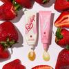 Lanolips Lip Scrub - Natural Lip Exfoliator Made with Lanolin, Vitamin E & Finely Ground Strawberry Seeds - Gentle Sugar Scrub for Healthy, Soft Lips - Strawberry (.35 oz) view 4