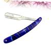FOMIYES Manual Razor for Men Barber Steel Shaving Razor for Beard Sideburns Portable Vintage Metal Hair Shaper view 3