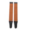 FOMIYES Razor Strop 2pcs Sharpening Straps Double-sided Razor Strop Manual for Home Barber Random view 1
