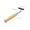 FOMIYES 4pcs Stainless Steel Blade Bamboo Handle Razor Men Beard Trimmer Hair Clipper view 2