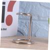 Outanaya Elegant Shaving Brush Holder Stainless Steel Stand Shave Brush Organizer Razor Stand Perfect for Men's Grooming view 2