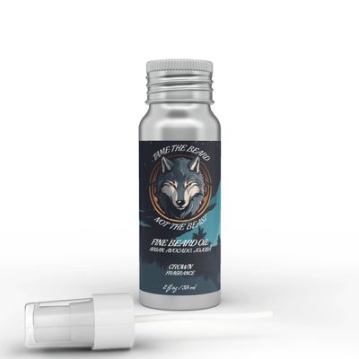 Beards And Stuff Crown Fine Beard Oil - Beard Moisturizer for Men W/Argan, Jojoba Oil, & Avocado Oil for Beard Growth - Beard Conditioner That Helps Prevent Beard Itch & Split Ends - 2 FL Oz
