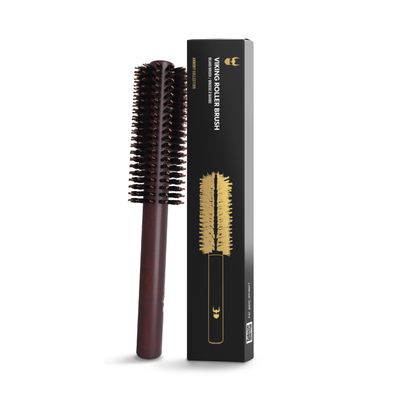 The Beard Struggle Viking Roller Brush - Heat-Resistant Round Hair Brush for Styling Hair or Beard - Reduce Frizz & Tangles - Beard Brush for Men