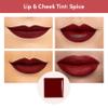 Billion Dollar Brows Lip & Cheek Tint (Spice)  Buildable, Long-Lasting Matte Finish with Hydrating Shea Butter & Jojoba Oil, Dual-Purpose Makeup view 2