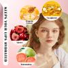QIUFSSE Honey Pot Lip Balm,3PCS Bee Lip Balm Honey Pot Cherry Watermelon Lip Scrub,Fade Lip Lines Prevention Dry and Cracked Lip Mask Overnight (Honey+Watermelon+Cherry) view 3