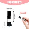 50Pcs Disposable Cosmetic Brush Small Blush Brushes Mini Cosmetic Brush Makeup Portable Powder Brush for Mixing Liquid, Cream or Powder Cosmetics (Black) view 2