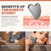 TeraRX Terahertz Gua Sha for Enhanced Lymphatic Drainage, Reduced Puffiness, and Relieved Facial Tension  100% Authentic Terahertz Stone Gua Sha Facial Tools view 3