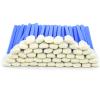 (100pcs) 5.11" Square Rectangle Foam Cleaning Swab Sticks-Blue view 1