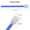 (100pcs) 5.11" Square Rectangle Foam Cleaning Swab Sticks-Blue view 2