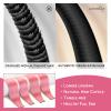 WENNALIFE Tape in Hair Extensions, Human Hair Peach Pink, 10pcs 20g 10 inch Remy Invisible Tape, Straight Colored Soft Real Human Hair Refill Set view 3