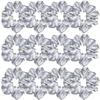 12 Pcs Satin Silk Scrunchies, Soft Hair Ties & Bands, Hair Bow Ropes, Elastic Ponytail Holders & Bracelets Hair Accessories for Women and Girls (4.5 Inch, Light Gray) view 1