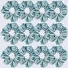 12 Pcs Satin Silk Scrunchies, Soft Hair Ties, Fashion Hair Bands, Bows, Ropes, Elastic Bracelets & Ponytail Holders for Women and Girls (4.5 Inch, Blue Gray) view 4