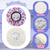 2 Pcs Deep Conditioning Cap, Double Layer Heat Cap Steam Cap Processing Caps Shower Cap for Natural Hair Deep Conditioning view 4
