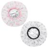2 Pcs Deep Conditioning Hair Cap, Double Layer Heat Cap Steam Cap Processing Caps Shower Cap for Natural Hair Deep Conditioning view 1