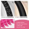 WENNALIFE Tape in Hair Extensions Human Hair Hot Pink Tape in Extensions, 10pcs 30g 24 inch Remy Invisible Tape Ins Straight Colored Soft Real Human Hair Tape in Extensions Refill Set Extensions view 3
