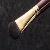 BISYODO Long Series Eye Shadow Brush - Round Flat Type, Brown view 3