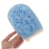 Amosfun 2pcs Double-sided Bath Exfoliating Gloves Shower Scrubbing Mitt for Dead Skin Removal Comfortable Reusable Skin Exfoliator for Back Leg Arm Cleaning view 3