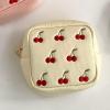 Muloo Waterproof Cherry Makeup Pouch Fashion Fall Cosmetic Cases Women Makeup Organizer Toiletry Bag Travel Cosmetics Bags view 2